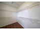 Walk-in closet with custom shelving at 19249 E 58Th Ave # D, Denver, CO 80249