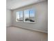 Bright bedroom with carpet, recessed lighting, and large windows offering neighborhood views at 6881 Oak Canyon Cir, Castle Pines, CO 80108