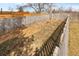 An enclosed outdoor garden behind a wooden fence at 8235 Auburn Ln, Westminster, CO 80031