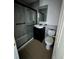 Bathroom featuring a shower-tub, toilet and modern sink at 8047 Wolff St # H, Westminster, CO 80031