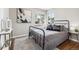 Charming bedroom features hardwood floors, natural light, and contemporary decor at 970 S Canosa Ct, Denver, CO 80219