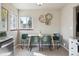 Charming dining area featuring contemporary decor, tiled floor, and a cozy, inviting atmosphere at 970 S Canosa Ct, Denver, CO 80219