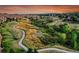 An aerial view of walking paths through the community, perfect for getting exercise and enjoying nature at 9246 Sori Ln, Highlands Ranch, CO 80126