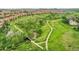 A beautiful park-like area with walking paths and views of the community, perfect for outdoor enjoyment at 9246 Sori Ln, Highlands Ranch, CO 80126