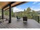 Spacious deck showcasing beautiful mountain views at 960 Aspen Pl, Evergreen, CO 80439