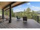 Enjoy the outdoors on this deck with railing and mountain views at 960 Aspen Pl, Evergreen, CO 80439