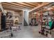 Spacious unfinished basement with stairway and open layout; ready to be personalized at 2912 Lake Park Way, Longmont, CO 80503