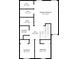 Second story floorplan displaying the bedroom, bathroom, laundry, and walk-in closet layout at 5506 S Quemoy Cir, Aurora, CO 80015