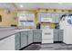 Traditional kitchen features sleek countertops, cabinets, and modern appliances for convenient cooking at 13323 Birch Cir, Thornton, CO 80241