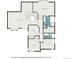 Second floor plan featuring bedrooms, bathrooms, and walk-in closets with optimized space utilization at 8825 Fairview Oaks Pl, Lone Tree, CO 80124