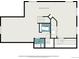 Basement floor plan showing a recreation room, laundry area, and a bath with efficient design at 8825 Fairview Oaks Pl, Lone Tree, CO 80124