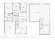 Floor plan showcasing the layout of the home, including bedrooms, bathrooms, kitchen, and living areas at 1896 Hogan Ct, Castle Rock, CO 80109