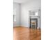 This bright living room features a decorative fireplace at 1211 E 26Th Ave, Denver, CO 80205