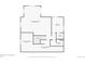 Basement floor plan displaying finished basement, bedroom, bathroom, and unfinished storage areas at 3453 Pacific Peak Dr, Broomfield, CO 80023