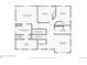 Second floor plan featuring a primary bedroom with ensuite, additional bedrooms, laundry room, and living room at 3453 Pacific Peak Dr, Broomfield, CO 80023