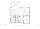 First floor plan showcasing an open-concept layout with a large kitchen, living room, and an office at 3453 Pacific Peak Dr, Broomfield, CO 80023