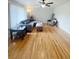 Bright living room with hardwood floors and modern furnishings at 3000 Billings St, Aurora, CO 80011