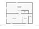 Basement floor plan with laundry, living room, stairs, and closet. Dimensions are provided at 2813 S Zenobia St, Denver, CO 80236