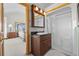 Bathroom with a shower, vanity, and medicine cabinet at 30999 Kootney St, Elizabeth, CO 80107