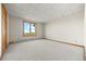 Spacious room with carpet and a window overlooking a scenic landscape at 30999 Kootney St, Elizabeth, CO 80107
