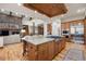 Spacious kitchen with granite island, stainless appliances, and open concept design at 646 Ruby Trust Dr, Castle Rock, CO 80108