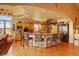 Gourmet kitchen featuring custom cabinetry, an island with seating, and stainless steel appliances, ideal for cooking at 2941 Castle Butte Drive Dr, Castle Rock, CO 80109