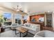 Open-concept living area blending modern furniture with city views at 2460 W 29Th Ave # 204, Denver, CO 80211