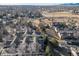 Aerial view of the property and surrounding area at 911 Snowberry St, Longmont, CO 80503