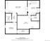 Basement floor plan with a bedroom, bathroom, utility area, and Gathering room at 2068 Jasmine St, Denver, CO 80207