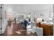 Open living space with hardwood floors and modern furniture at 2068 Jasmine St, Denver, CO 80207