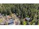 Scenic aerial view of a mountain community surrounded by lush green trees at 41 Silver Spruce, Boulder, CO 80302