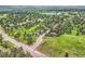 Idyllic community setting with houses nestled among trees in a vast landscape, under a blue sky at 5583 Thunder Hill Rd, Parker, CO 80134