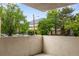 Open patio featuring beautiful views of the neighborhood, mountains, and lush trees and greenery at 850 20Th St # 201, Boulder, CO 80302