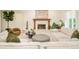 Living room showcasing a fireplace, and stylish decor at 4845 S Gaylord St, Cherry Hills Village, CO 80113