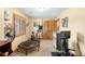 Workout room with treadmill, exercise bike, mini trampoline and neutral carpeting at 7465 Kelty Trl, Franktown, CO 80116