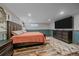 Finished basement featuring a bedroom with wood style flooring at 4320 Teller St, Wheat Ridge, CO 80033