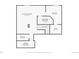 Floor plan of basement featuring bedroom, storage, utility closet, and bathroom at 2510 E 160Th Pl, Thornton, CO 80602