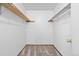 Spacious walk-in closet with double hanging rods at 10731 W 63Rd Ave # A, Arvada, CO 80004