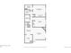 Detailed floor plan showcasing the layout of the home with dimensions of each room at 4400 S Quebec St # D203, Denver, CO 80237