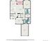 Open-concept floor plan with a dining area and primary bedroom at 11962 W Long Cir # 103, Littleton, CO 80127