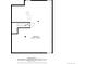 Basement floor plan shows large unfinished space at 7925 W Layton Ave # 605, Littleton, CO 80123