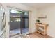 Bright dining area with sliding glass doors and a small food prep area at 7925 W Layton Ave # 605, Littleton, CO 80123
