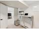 Home office space with stand up desk at 8242 E Briarwood Pl, Centennial, CO 80112