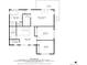 Schematic floor plan featuring a primary bedroom, primary bath, laundry room, and two bedrooms at 3930 S Pinehurst Cir, Denver, CO 80235