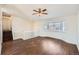 Bright living room featuring hardwood floors and a bay window at 137 S Bedford Ave, Castle Rock, CO 80104