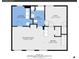 Detailed floorplan showcasing recreation room, wet bar, laundry, bathroom, and room spaces at 6527 S Yarrow Way, Littleton, CO 80123