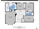 Detailed floorplan showcasing bedrooms, bathrooms, hall, and walk-in closets at 2742 S Braun Way, Lakewood, CO 80228