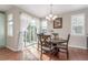 Cozy dining area with sliding glass doors and outdoor access at 129 N Irvington St, Aurora, CO 80018