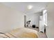 Neutral bedroom with a double closet and carpeted floors at 266 S Nome St, Aurora, CO 80012