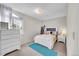 Well-lit bedroom with a comfortable bed, a large window, and ample storage space at 266 S Nome St, Aurora, CO 80012